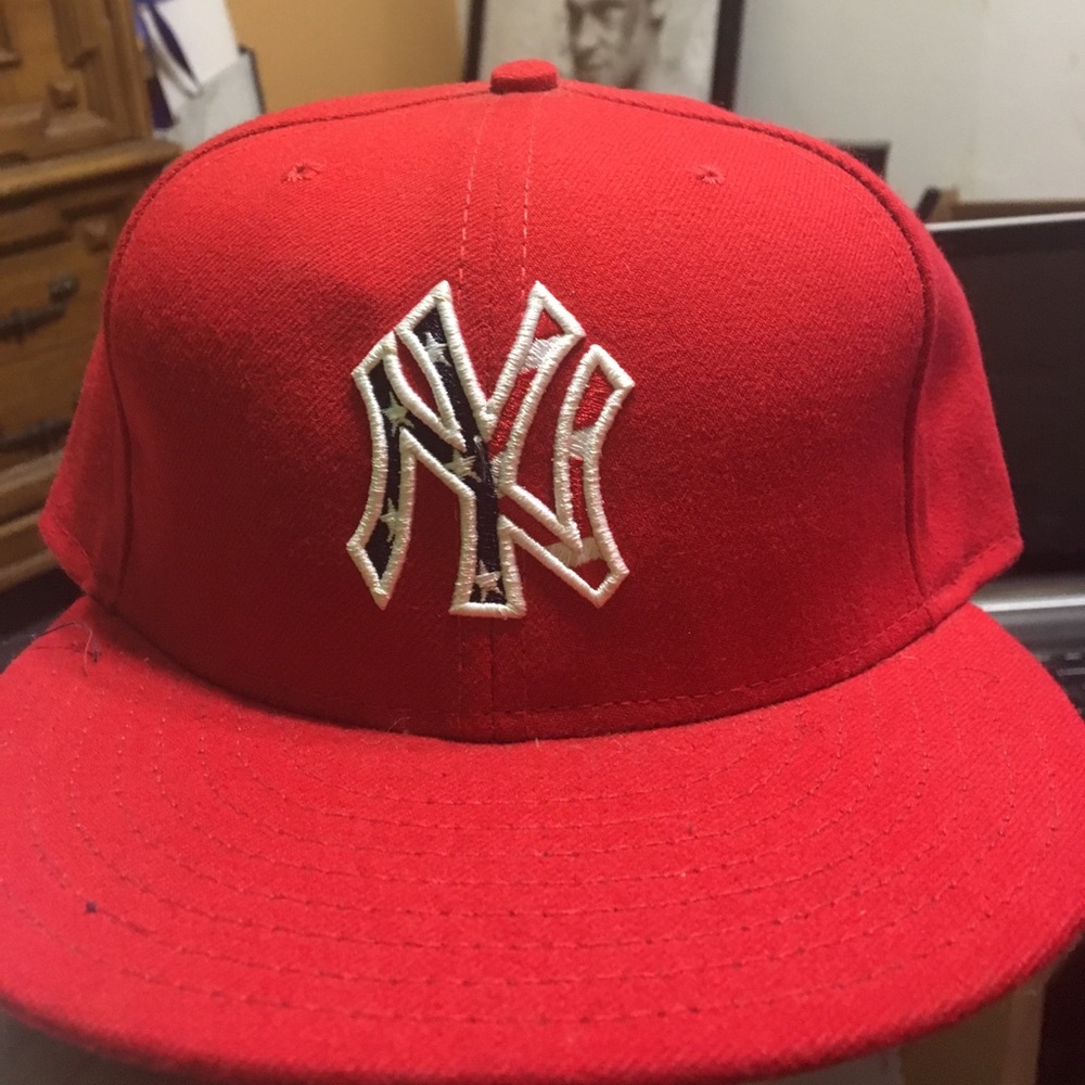 4th of July Limited Ed Sz 8 NY Yankees Fitted Hat